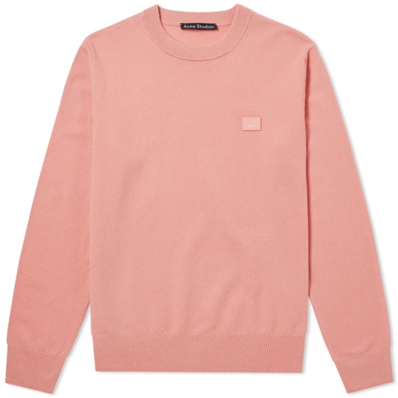 Acne Studios Crewneck Sweater Salmon - Picture 1 of 7